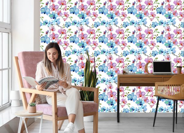 Behang Voor Salon Orchidee Bloemen Natuur Orchideeën - Afbeelding 7