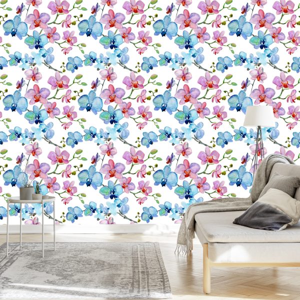 Behang Voor Salon Orchidee Bloemen Natuur Orchideeën - Afbeelding 3