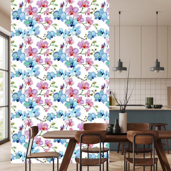 Behang Voor Salon Orchidee Bloemen Natuur Orchideeën - Afbeelding 4