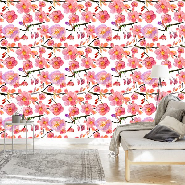 Behang Orchideeën Bloemen Natuur Planten Voor Woonkamer - Afbeelding 3