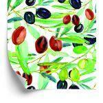 Behang Takken Met Fruit Groen Voor Keuken