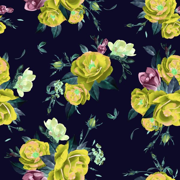 Behang Freesia Rozen - Afbeelding 2