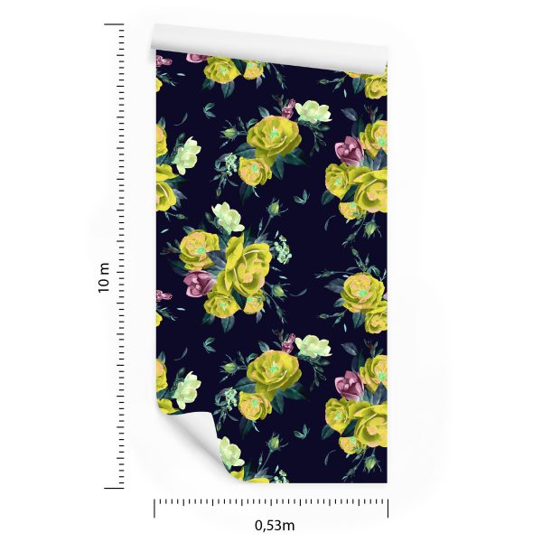 Behang Freesia Rozen - Afbeelding 8