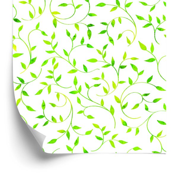 Behang Fijne Delicate Bladeren