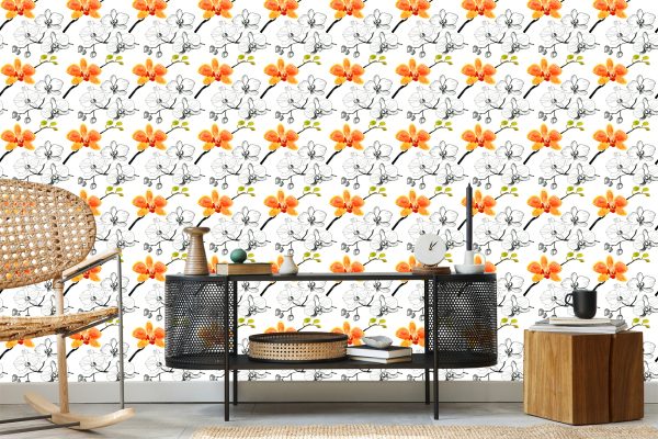 Behang Voor De Salon Bloemen Orchideeën Orchidee Natuur - Afbeelding 5
