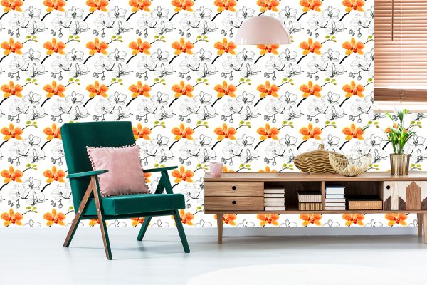 Behang Voor De Salon Bloemen Orchideeën Orchidee Natuur - Afbeelding 6