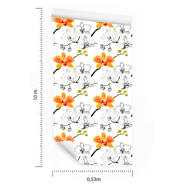 Behang Voor De Salon Bloemen Orchideeën Orchidee Natuur - Afbeelding 8