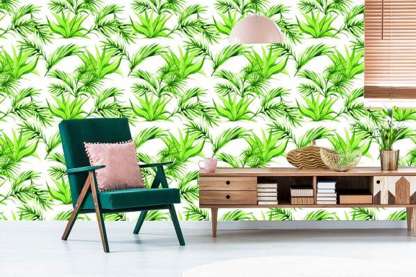 Behang Groene Bladeren - Afbeelding 6