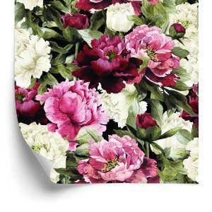 Behang Roze Bloemen