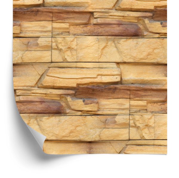 Behang Leisteen 3D