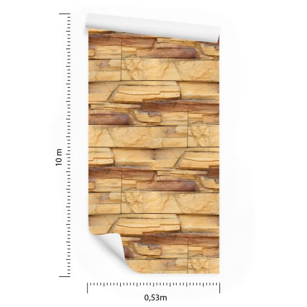 Behang Leisteen 3D - Afbeelding 8