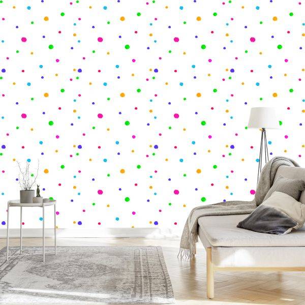 Behang Minimalistische Stippen - Afbeelding 3
