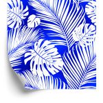 Behang Monstera En Palmbladeren