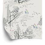 Behang Eekhoorns In Het Bos