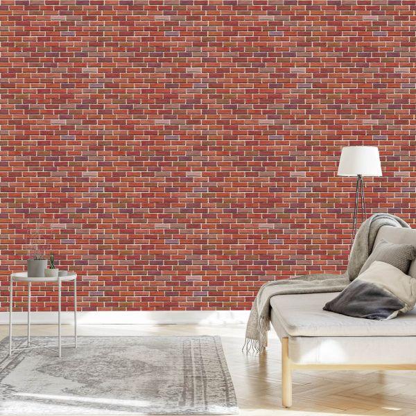 Behang Stijlvolle Baksteen - Afbeelding 3