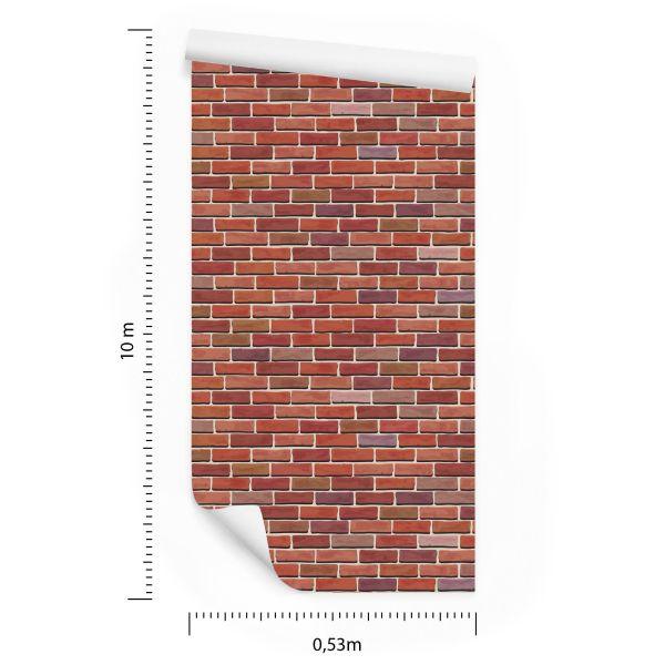 Behang Stijlvolle Baksteen - Afbeelding 8