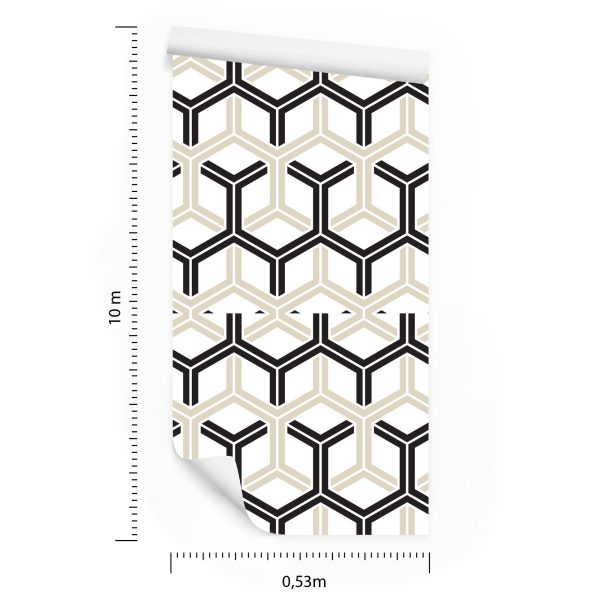 Behang Geometrisch - Zeshoeken - Afbeelding 8