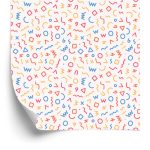 Behang Voor Kinderen - Geometrische Vormen