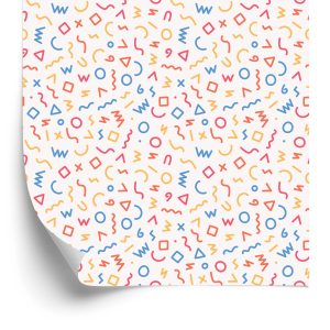 Behang Voor Kinderen - Geometrische Vormen