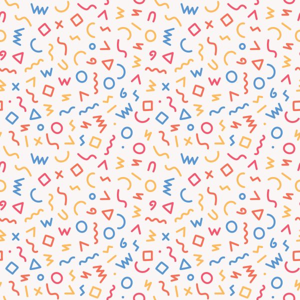 Behang Voor Kinderen - Geometrische Vormen - Afbeelding 2