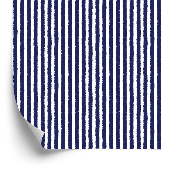 Behang Elegant Met Verticale Strepen Voor De Woonkamer Op Kantoor