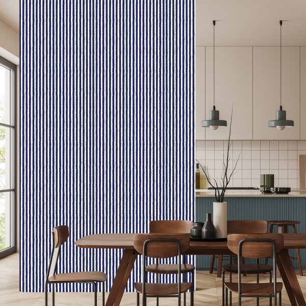 Behang Elegant Met Verticale Strepen Voor De Woonkamer Op Kantoor - Afbeelding 4
