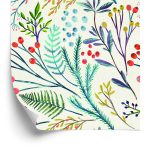 Behang Planten In Retrostijl