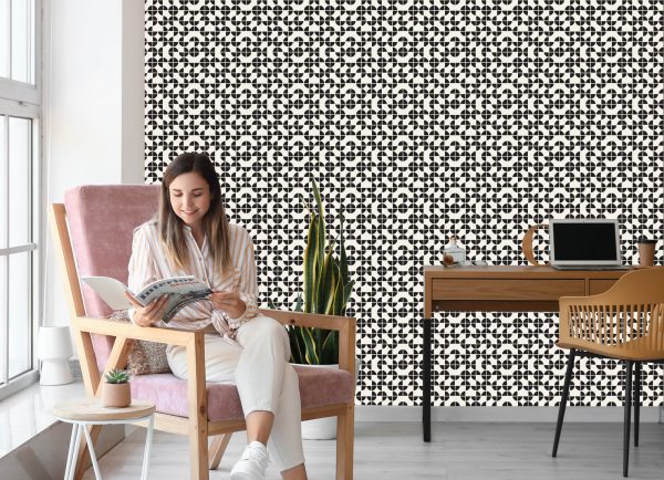 Behang Modernistisch Geometrisch Patroon - Afbeelding 7