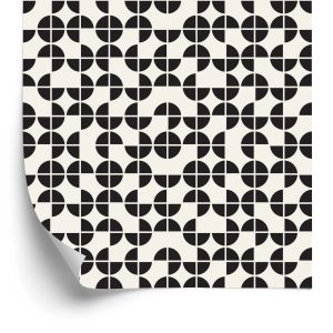 Behang Modernistisch Geometrisch Patroon