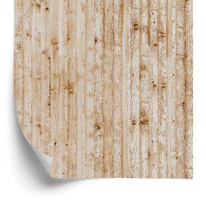 Behang Heldere Houten Planken
