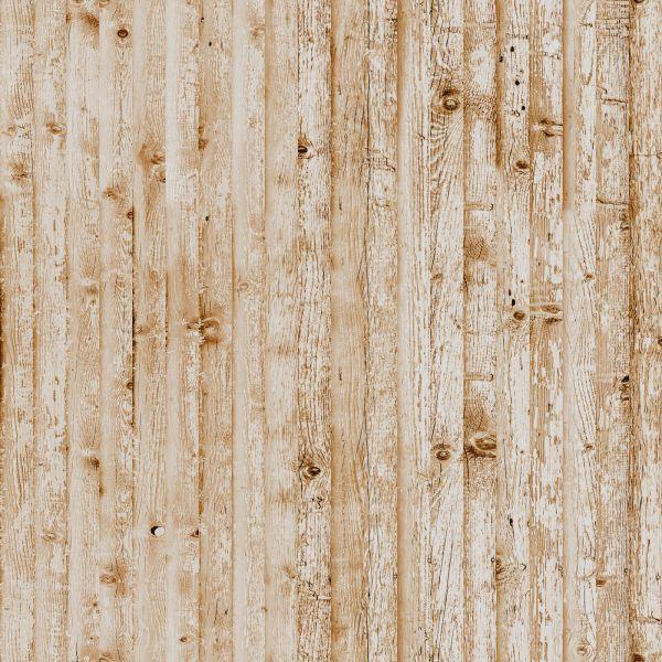 Behang Heldere Houten Planken - Afbeelding 2
