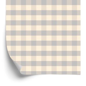 Wallpaper Optesch geometresch Plaid Fir Wunnzëmmer