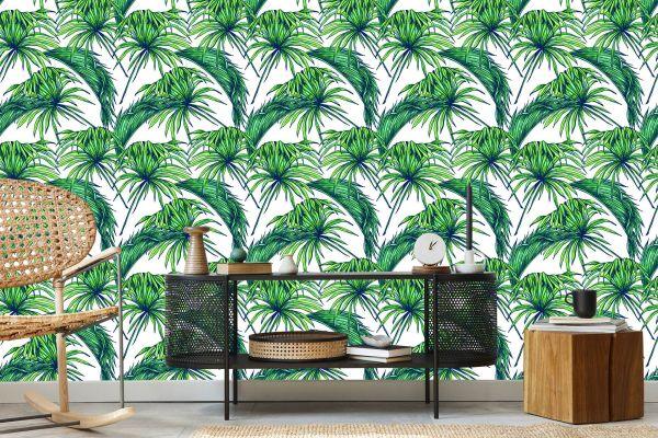 Behang Palm Bladeren - Afbeelding 5
