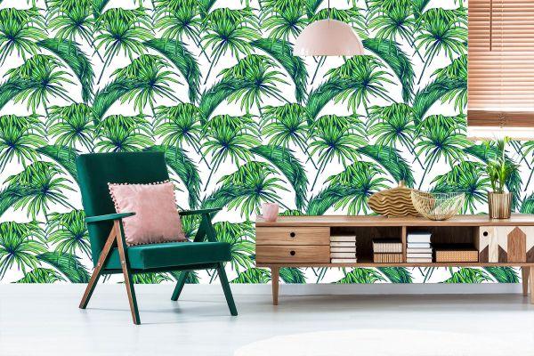 Behang Palm Bladeren - Afbeelding 6