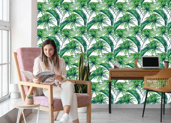 Behang Palm Bladeren - Afbeelding 7