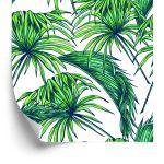 Behang Palm Bladeren