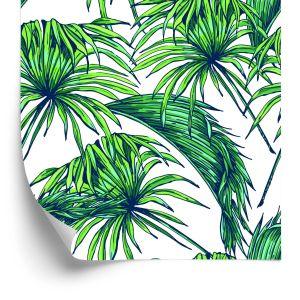 Behang Palm Bladeren