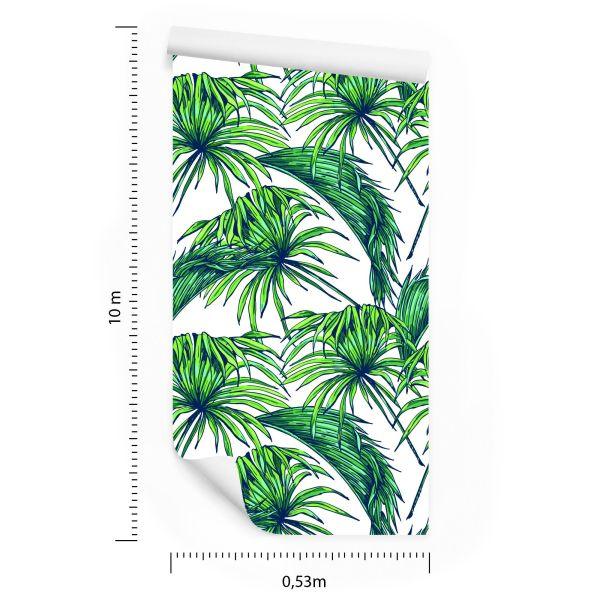 Behang Palm Bladeren - Afbeelding 8