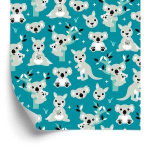 Behang Voor Jongensdieren Koala's Tree