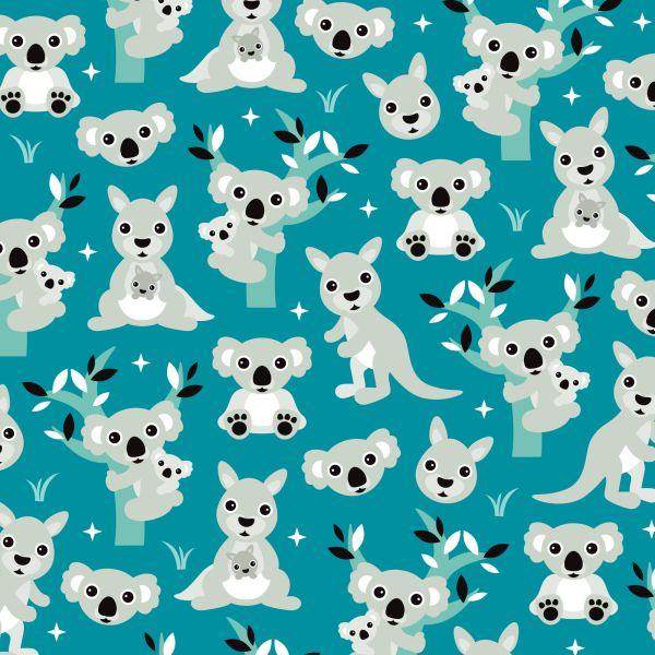 Behang Voor Jongensdieren Koala's Tree - Afbeelding 2