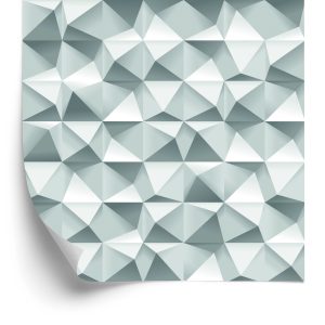 Behang 3D Moderne Geometrische Voor Een Slaapkamer