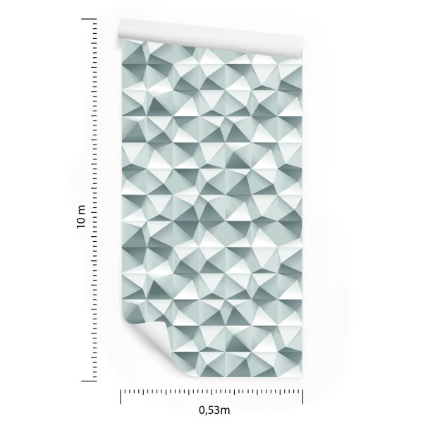 Behang 3D Moderne Geometrische Voor Een Slaapkamer - Afbeelding 8