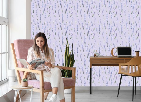 Behang Lavendel Natuur - Afbeelding 7