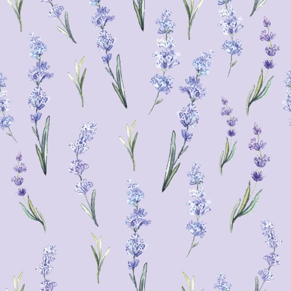Behang Lavendel Natuur - Afbeelding 2