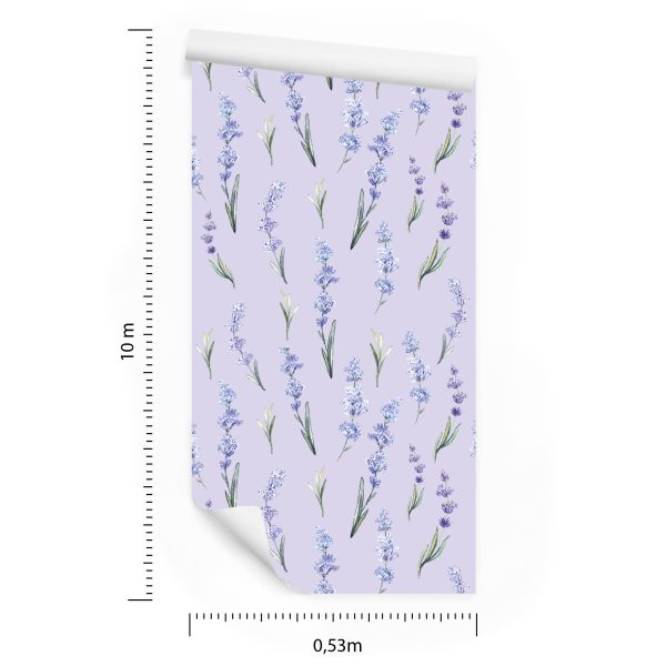 Behang Lavendel Natuur - Afbeelding 8