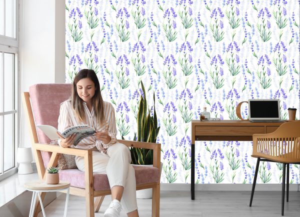 Behang Lavendel Variëteit - Afbeelding 7