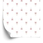 Behang Geometrisch - Moderne Minimalistische Driehoeken