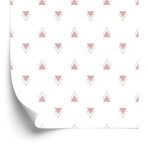 Behang Geometrisch - Moderne Minimalistische Driehoeken