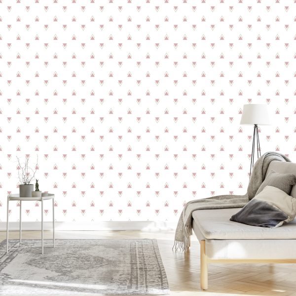 Behang Geometrisch - Moderne Minimalistische Driehoeken - Afbeelding 3