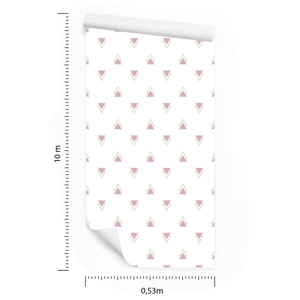 Behang Geometrisch - Moderne Minimalistische Driehoeken - Afbeelding 8